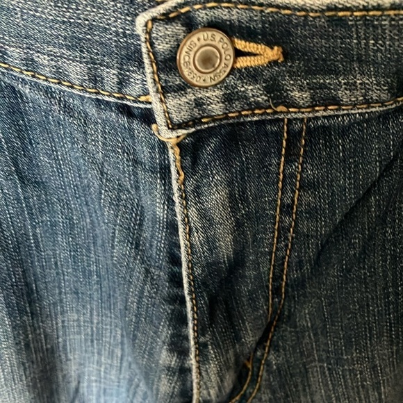 US Polo Assn: Men's Blue Baggy Denim Shorts- 33 - Picture 4 of 11